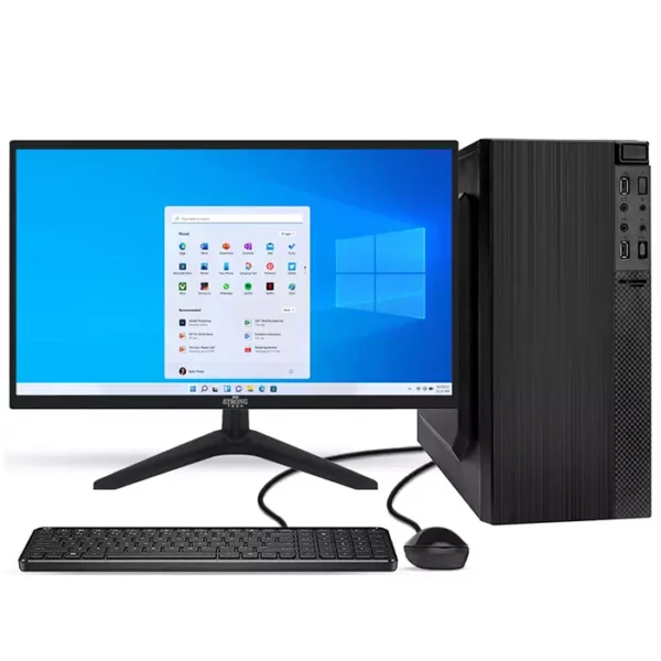 Computador Completo Intel Core i5 4GB SSD 128GB Monitor 19" Teclado e Mouse Strong Tech