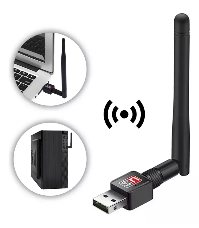 Antena Wi-fi Wireless Notebook Pc Adaptador 1200mbps