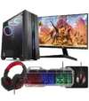 PC Gamer Completo Intel Core i5 16GB DDR4 SSD 1TB GeForce GT 730 2GB Fonte 600W Monitor 21,5" Kit Gamer 4 em 1 Windows 10 Pro Strong Tech