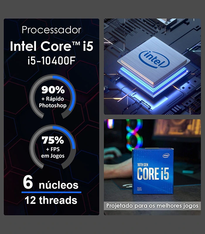 NEW Intel Core i5-10400F i5 10400F 6-core 12-thread 10th