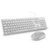 Kit Teclado e Mouse Óptico Com Fio Branco Usb Abnt2 Plug Play Strong Tech